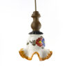Blomsterformet porcelænsloftlampe - Billede 2
