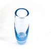 Håndlavet Havblå Vase i Glas - Image 2