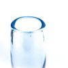 Håndlavet Havblå Vase i Glas - Image 3